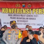 Polres Ngawi Ungkap Kasus Ops Pekat Semeru 2021 Amankan 85 Tersangka