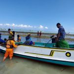 Penemuan Perahu Diduga Milik Nelayan (Pemancing) Yang Hilang Di Perairan Dusun Gelisek