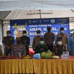 Dandim 0819/Pasuruan Tinjau Langsung Kegiatan Vaksinasi Di Pasar Sukorejo