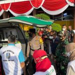 Puluhan Ambulance Vaksinasi Presisi Door To Door Dilepas Forkopimda Di Polda Jatim