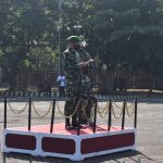 Apel Gelar Pasukan Percepatan Pemindahan Isoman Ke Isoter Dipimpin Langsung Dandim 0819/Pasuruan
