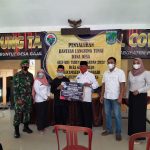 Babinsa Purwodadi Hadiri Penyaluran BLT-DD Bulan September Tahun 2021