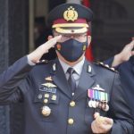 Kapolres Pasuruan Mengikuti Upacara HUT TNI Ke-76 Tahun 2021