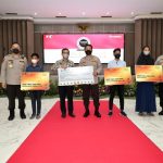 Launching Yankes Luar biasa, Polda Jatim Beri Jaminan Kesehatan Anak Yatim Piatu Korban Covid-19