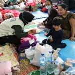 Satgas Trauma Healing Polresta Malang Kota Berikan Pendampingan Psikologi Bagi Korban Terdampak Bencana Banjir
