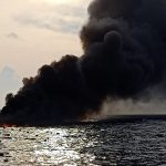 Terjadi Kebakaran KM.Khatijah 01 Pelabuhan Sebandar Sapudi Kecamatan Gayam Kabupaten Sumenep