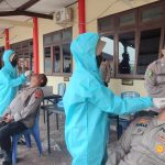 Wujudkan Pelayanan Masyarakat Yang Sehat, Anggota Polres Blora Di Swab Test Antigen