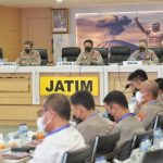 Polda Jawa Timur Gelar Anev Sitkamtibmas, Pengananan Covid – 19 dan Ops Ketupat Semeru 2022