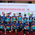 Polres Pasuruan Gelar Olahraga Bersama Dalam Rangka Hari Bhayangkara Ke -76 Tahun 2022