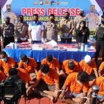 Polres Gresik Berhasil Amankan 16 Tersangka Narkoba