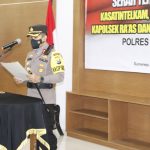 Kapolres Sumenep Pimpin Sertijab Satu Kasat Dan Tiga Kapolsek
