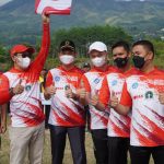 Mempererat Silaturahmi, Kapolres Pasuruan Mengikuti Olahraga Bersama Forkopimda Dalam Rangka Memperingati Hari Kemerdekaan RI Ke-77