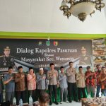 Ciptakan Sitkamtibmas Kondusif, Polres Pasuruan Gelar Dialog Bersama Masyarakat (Diagram) Kecamatan Wonorejo