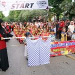 Wakil Bupati Sumenep Melepas Festival Drumband Pelajar 2023.