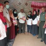 Cegah Gizi Buruk Babinsa Koramil Gedeg Bareng UPT Puskesmas Kontrol Bumil Hingga Bagikan Makanan Tambahan