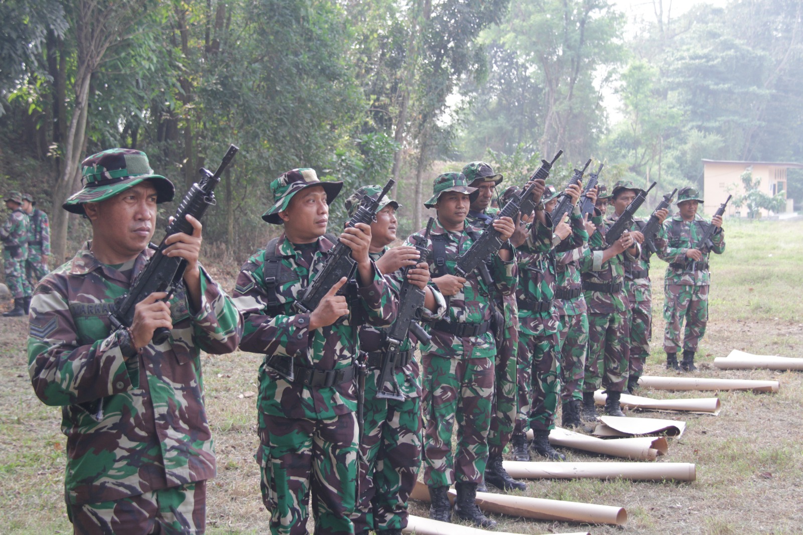 Permahir Kemampuan, Kodim 0815/Mojokerto Gelar Latihan Menembak