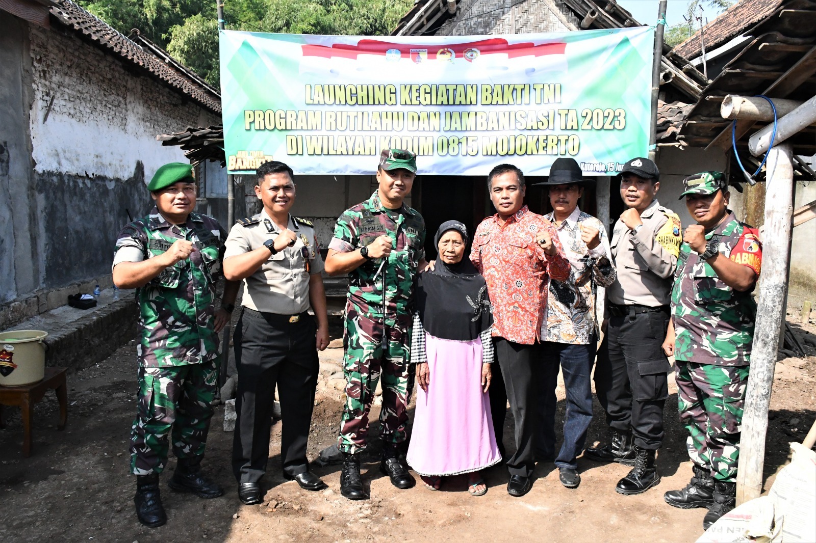 Dandim 0815/Mojokerto Launching Program 165 Unit Rutilahu