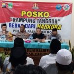 Ditresnarkoba Polda Jatim Tinjau Posko Kampung Tangguh Di Desa Kalirejo Pasuruan
