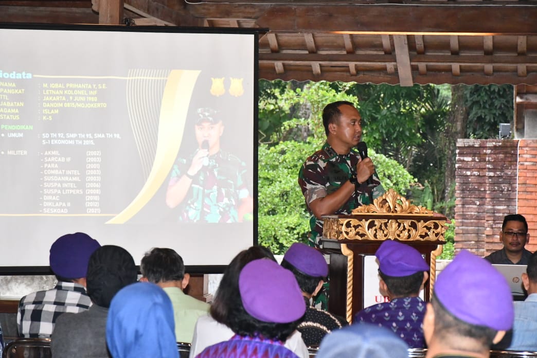 Wasbang Belneg Pemilu Damai, Dandim Mojokerto Sampaikan Ini