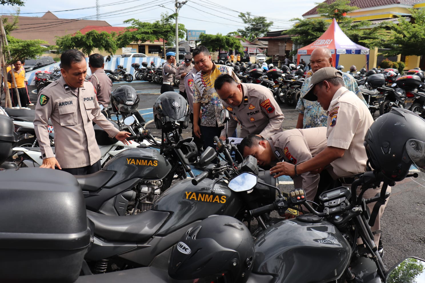 Antisipasi Penyalahgunaan, Kapolres Pekalongan Cek Kendaraan Dinas