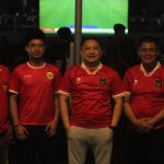 Serunya Nobar Timnas Indonesia Vs Korsel di Halaman Polres Pasuruan, Bisa Dapat Doorprize Lur