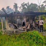 Rumah Semi Permanen Hangus Terbakar Dilalap Sijago Merah,