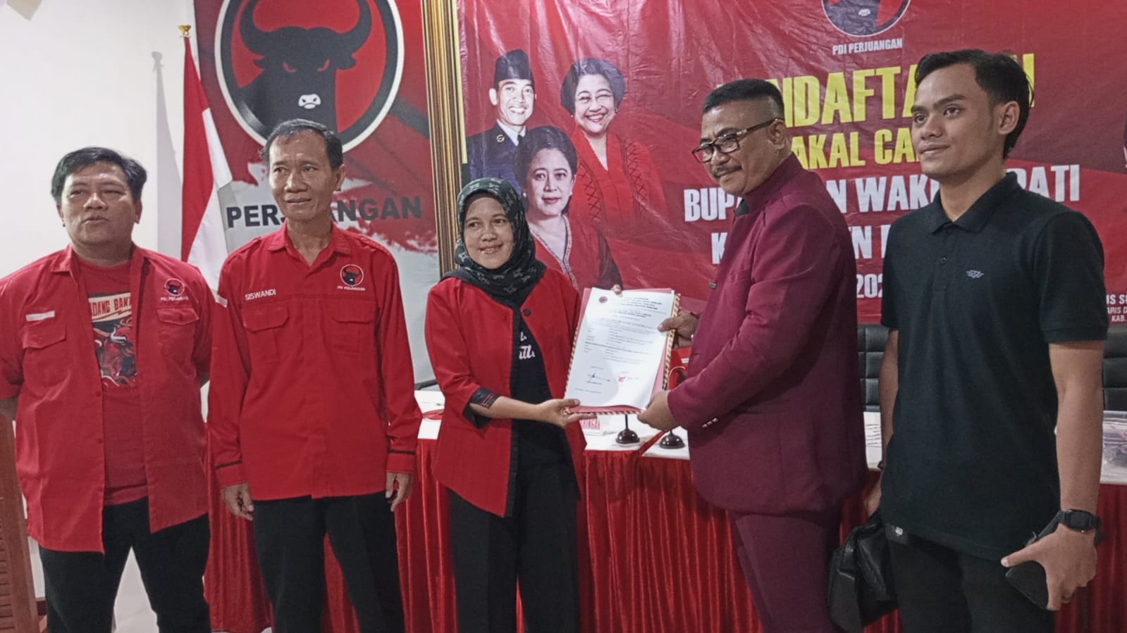 Imam Subiyanto  Mendaftarkan Diri Sebagai Bacabup Pemalang 2024