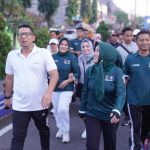 HUT ke-106 Kota Mojokerto, Mas Pj Jalan Santai Bersama Ribuan Masyarakat