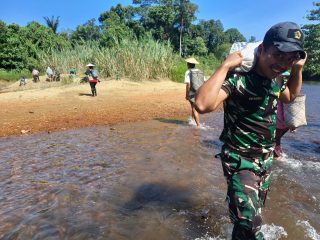 Peran Satgas Pamtas RI-Malaysia Yonzipur 5/ABW di Perbatasan