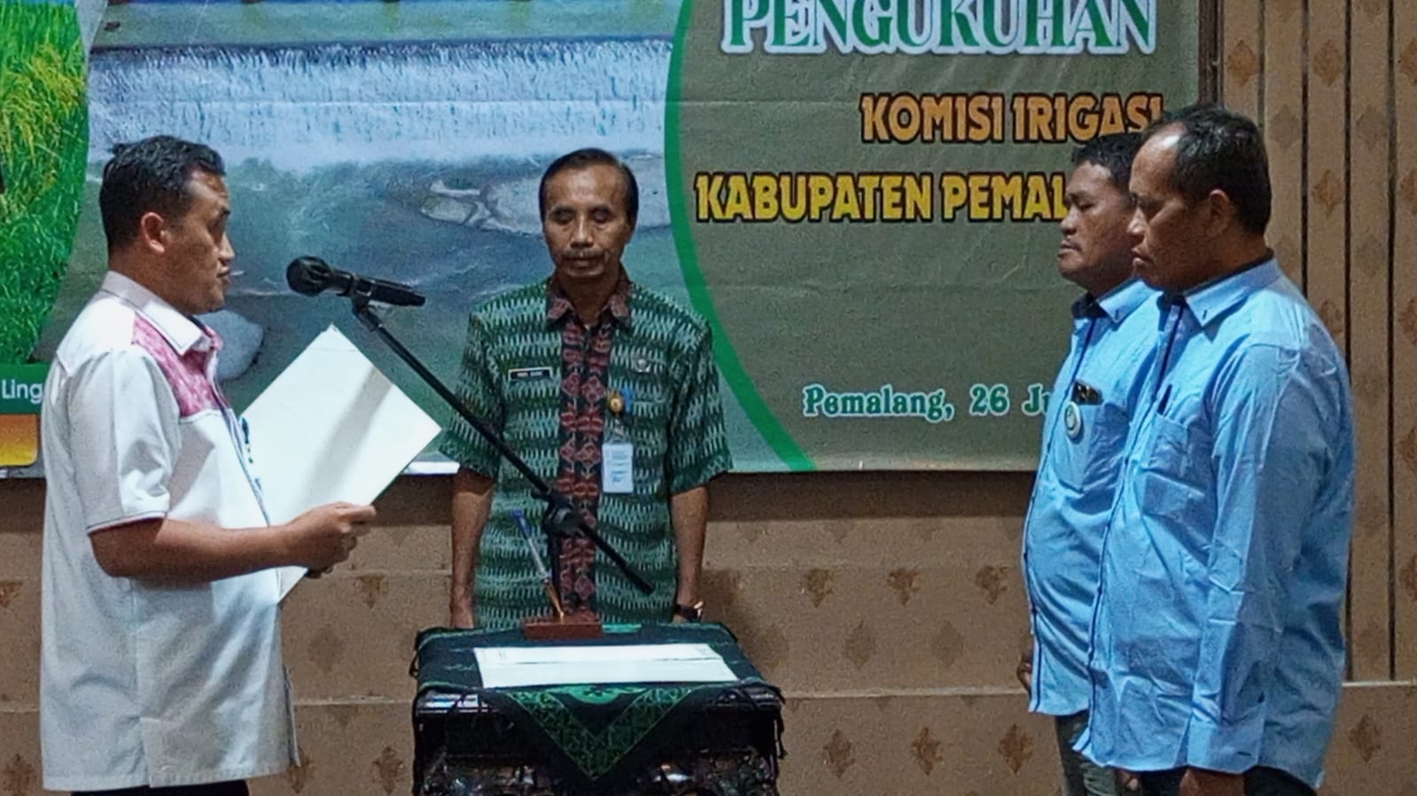 Irigasi Pertanian di Pemalang Diatur Oleh KOMIR dan IP3A. Begini penjelasanya.