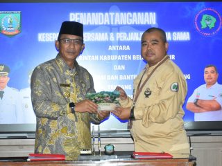 LKBH Belitung dan Pemda Beltim Tandatangani MoU, Ketua DPW Komnaspan Babel Berikan Apresiasi