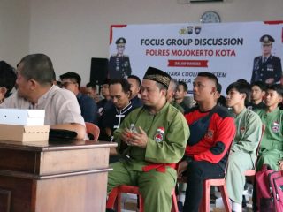 Polres Mojokerto Kota Ajak Perguruan Pencak Silat Jaga Kondusifitas Jelang Pilkada 2024