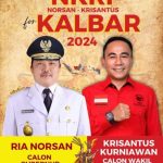 Hari Ini Ria Norsan Dan Krisantus Pasangan Bacagub Kalbar Resmi Mendaftar Ke KPU Kalbar