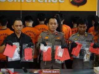 Press Conference Pengungkapan Kasus Narkotika Sepanjang Bulan Juli 2024