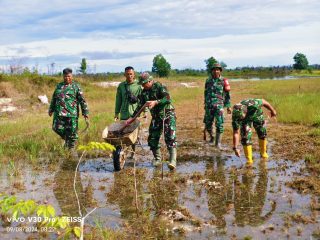 Dukung Program Kasad "Bersatu Dengan Alam", Jajaran Kodim 1202/Singkawang Tanam Ratusan Bibit Pohon