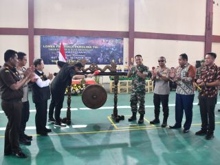 Semarakkan HUT Ke-79 TNI, Kodim 0815/Mojokerto Gelar Lomba PBB Piala Panglima TNI Tingkat SLTP & SLTA Mojokerto Raya