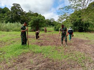 Sargas Yonzipur 5/ABW Bersama Petani Wujudkan Ketahanan Pangan Yang Produktif