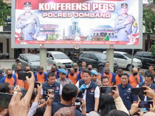 Polres Jombang Tangkap 30 Orang Selama Operasi Tumpas Semeru 2024