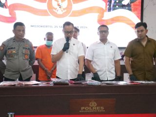 Polres Mojokerto Kota Amankan Terduga Pelaku Pencabulan Anak