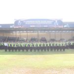 Pastikan Kesiapan Pengamanan Pilkada Serentak, Polres Mojokerto Kota Gelar Apel Penyerahan Rompi Serta Pemeriksaan Kesehatan