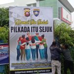 Subsatgas Sosialisasi OMP Kapuas Ajak Masyarakat Bersama Jaga Kedamaian Dalam Pilkada Kalbar 2024