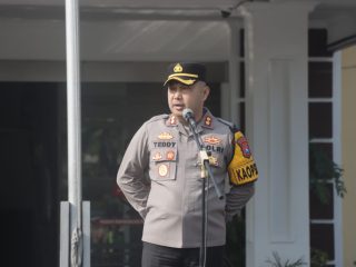 Polres Pasuruan Gelar Apel Kesiapan Pengamanan Pelantikan Presiden dan Wakil Presiden