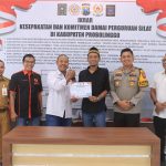 Polres Probolinggo Fasilitasi Ikrar Damai Dua Perguruan Silat Komitmen Jaga Kamtibmas