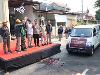 Polres Mojokerto Kota Kawal Ketat Distribusi Logistik Pilkada dari Gudang KPU ke PPK