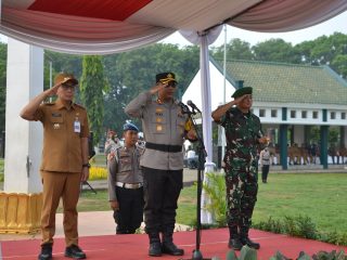 Gelar Apel Pergeseran Pasukan, Kapolres Terjunkan Ribuan Personil Gabungan