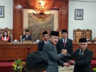 DPRD Tulungagung Gelar Rapat Paripurna Pengumuman Pengusulan Ketua DPRD Dan Pengambilan Sumpah Tiga Wakil Ketua