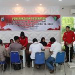 505 Personel Yang Terlibat Operasi Mantap Praja Dilakukan Cek Kesehatan Oleh Subsatgas Dokkes Polres Sumenep*