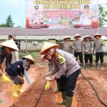 Wujudkan Ketahanan Pangan Yang Mandiri, Polres Bintan Launching Gugus Tugas Dukung Ketahanan Pangan