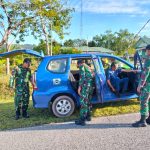 Tegakkan disiplin hukum, Satgas Yonzipur 5/ABW Cegah Pelanggaran dan Penyelundupan di Perbatasan RI-Mly