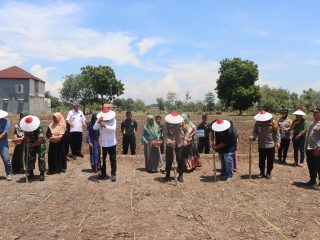 Polres Pasuruan Gelar Launching Gugus Tugas Ketahanan Pangan Secara Serentak